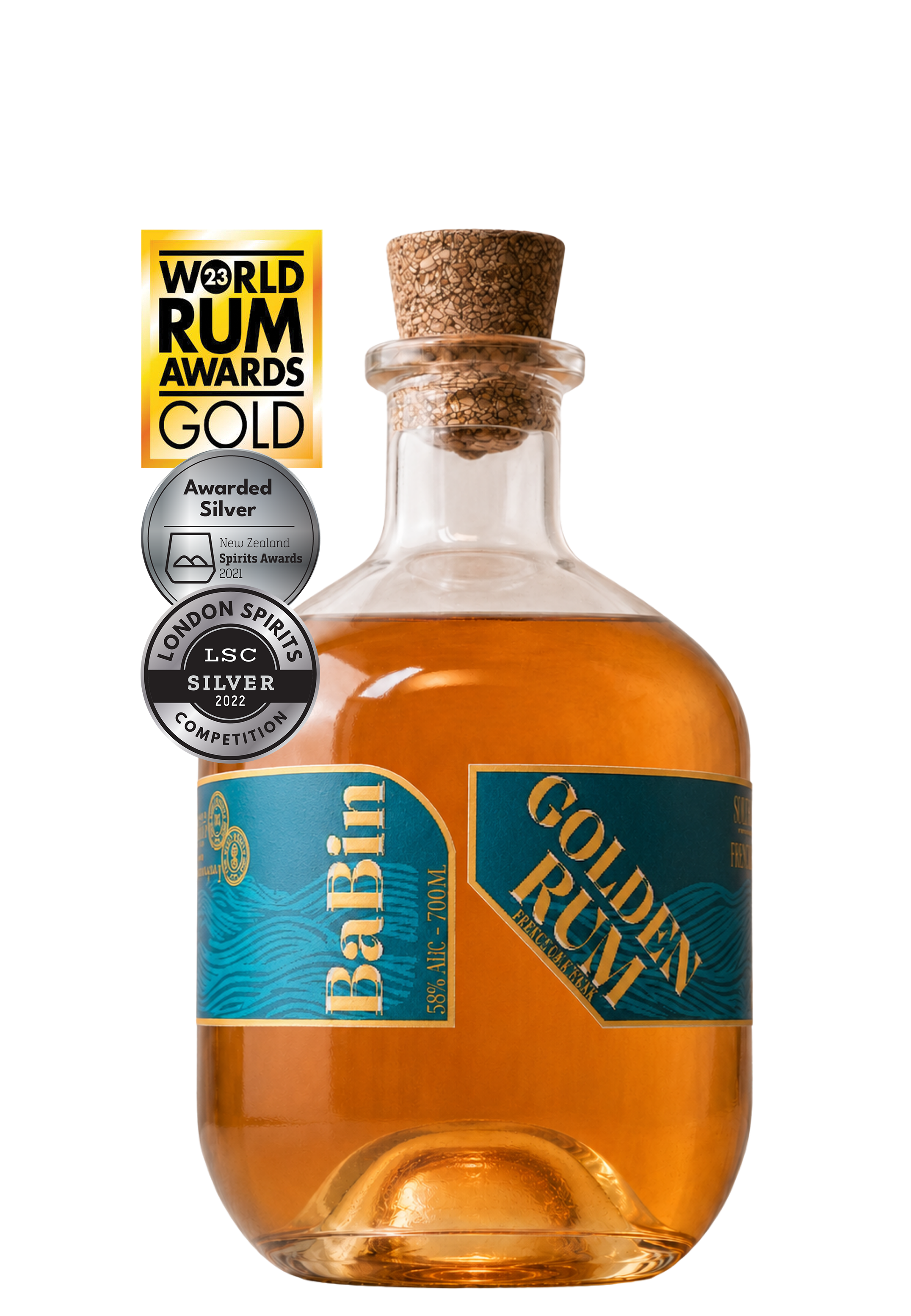 BaBin Golden Rum, 38%, 700ml