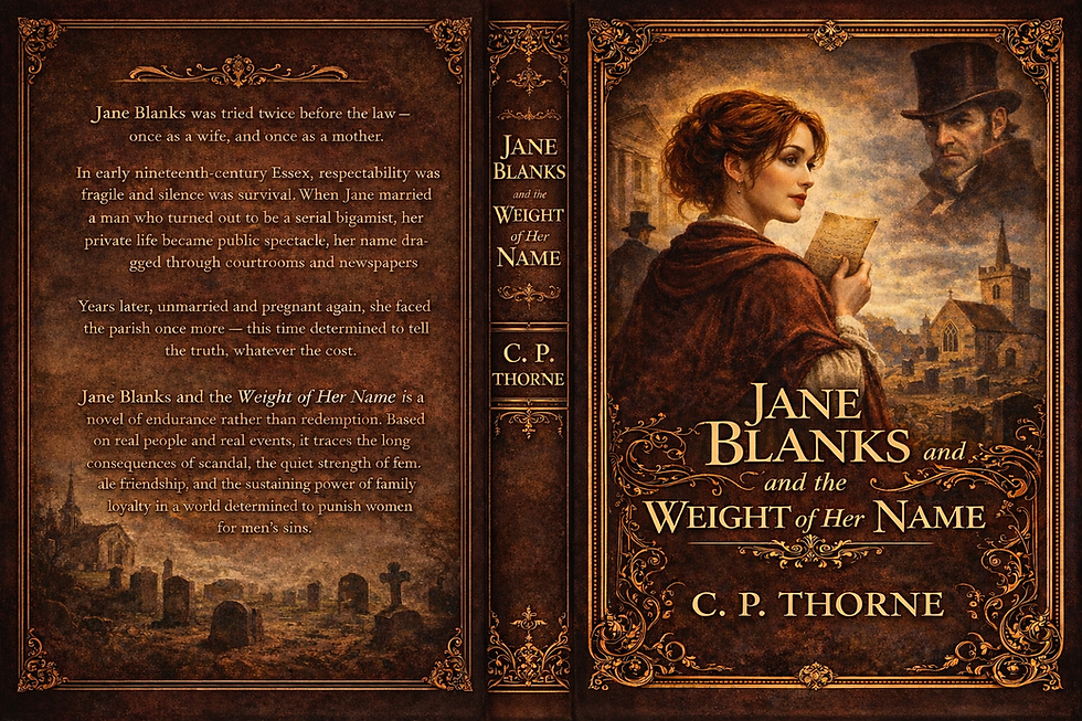 Why I Wrote Jane Blanks and the Weight of Her Name
