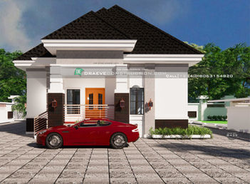 4 bedroom modern bungalow design
