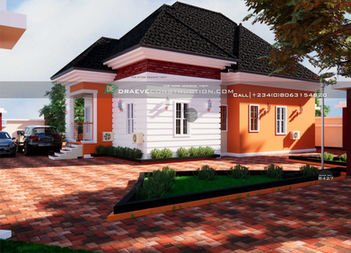3 bedroom bungalow design in nigeria