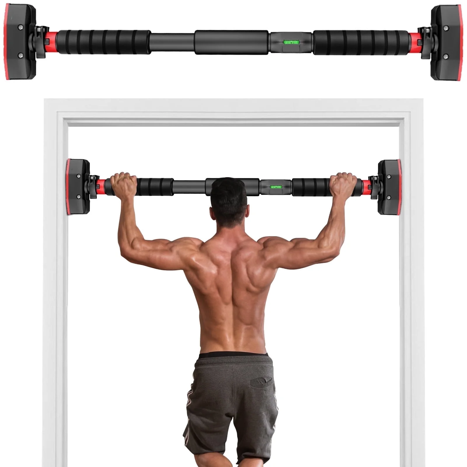 Pull up Bar for Doorway, Home Indoor Chin up Bar with No Screws, No Punching Adj