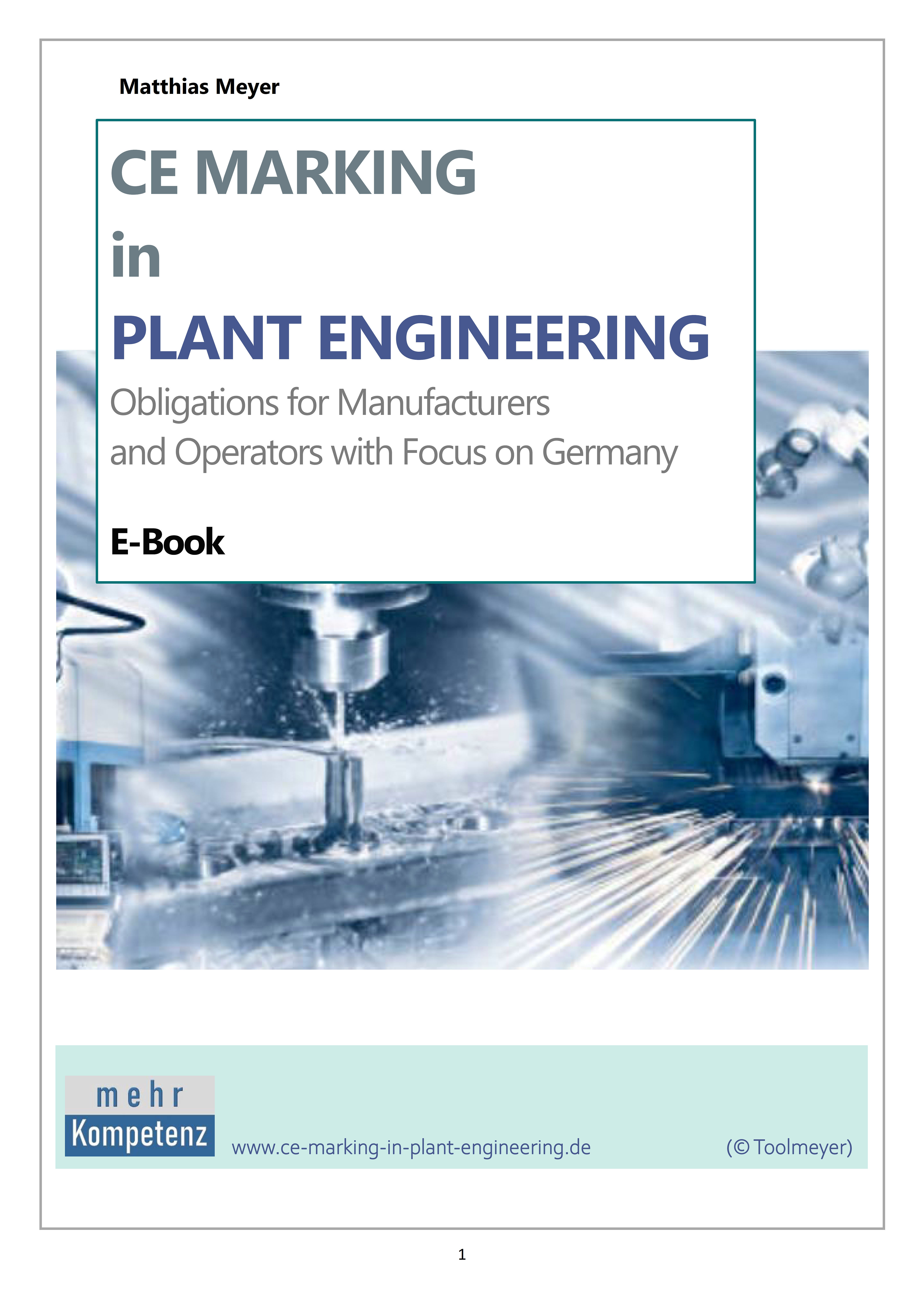 CE marking in plant engineering (e-book + presentation)