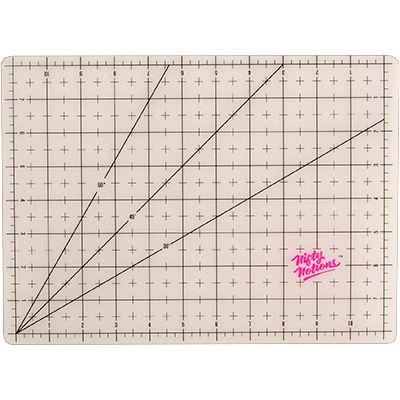 Nifty Notions brand transparent 11-inch x 17-inch cutting mat