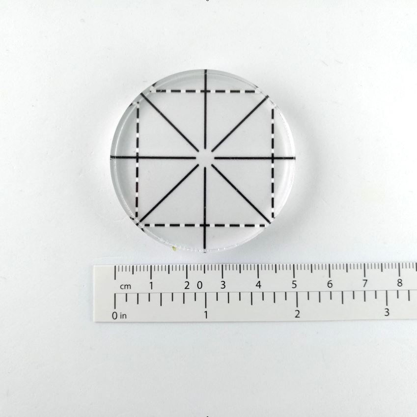 Thumbnail: Amanda Murphy's Good Measure brand small circle Jubilee quilting rulerwork template