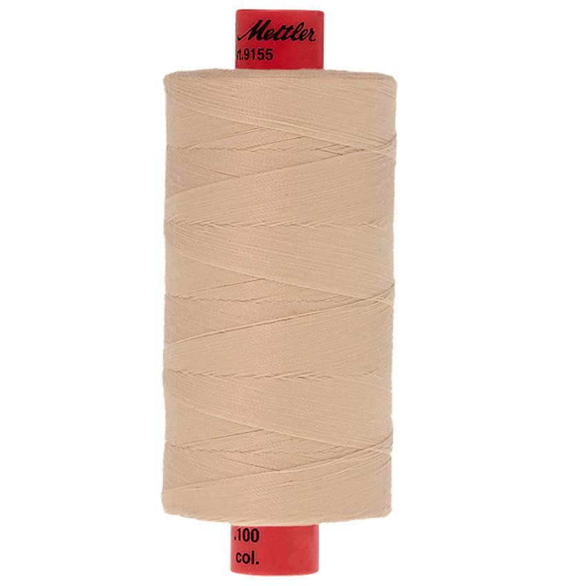 Thumbnail: 1000m spool of sandstone Mettler all-purpose polyester thread