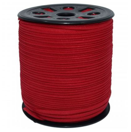 Thumbnail: bulk roll of red banded mask elastic
