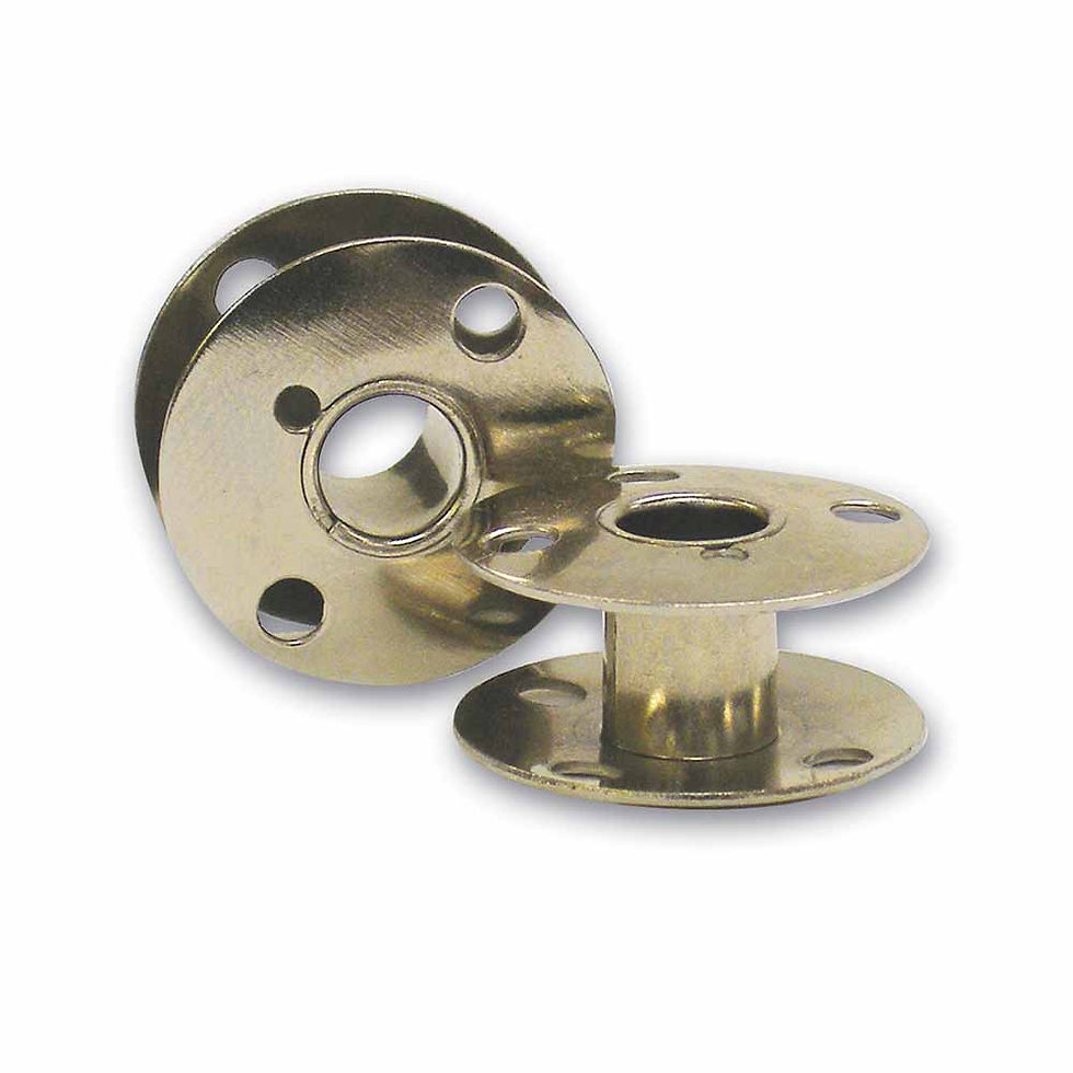 two metal Class 66 bobbins