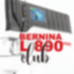 bernina L 890 serger with class title over top