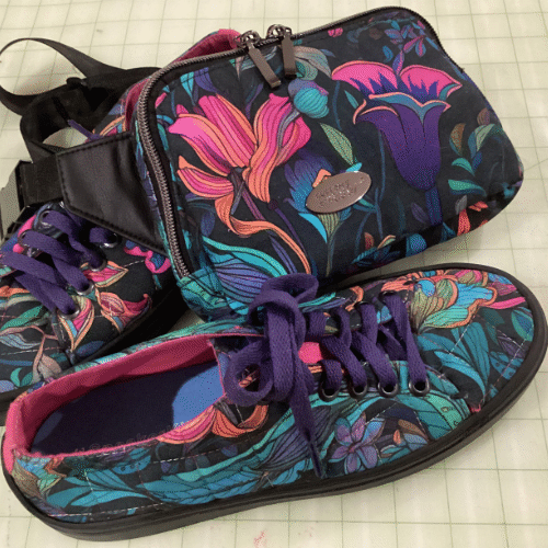 matching shoes and bag set