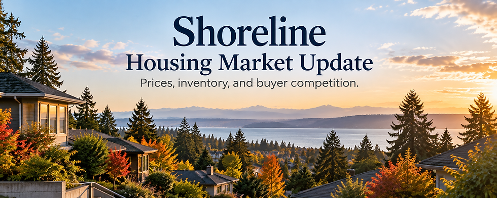 Shoreline Housing Market Update: Prices, Inventory, and Buyer Competition