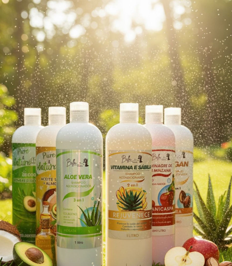 Shampooh y Acondicionador Natural 1 litro