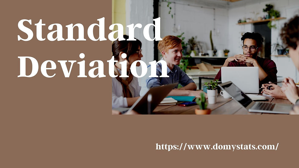 Helping You With Standard Deviation