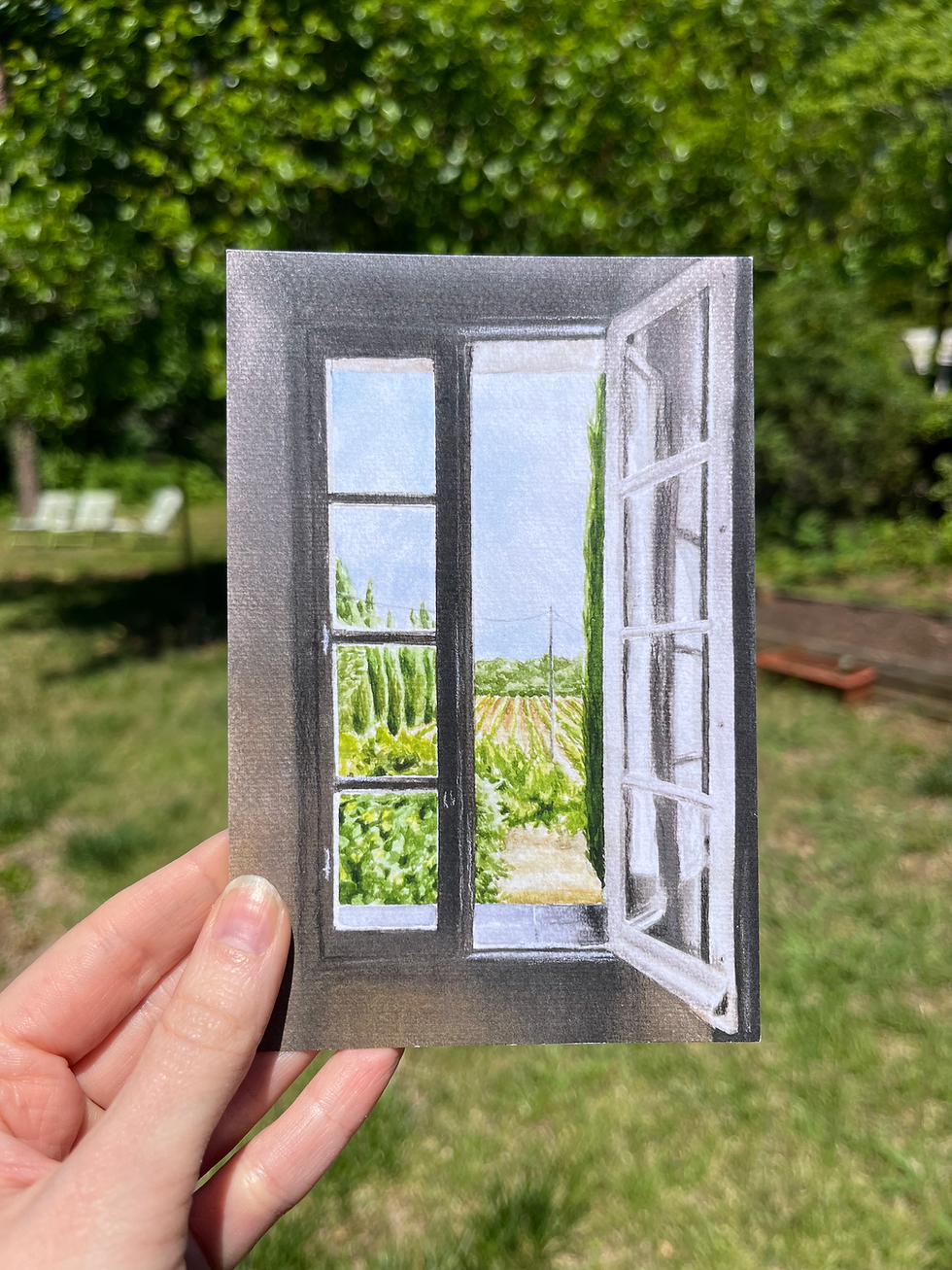 Thumbnail: La Fenetre Postcard