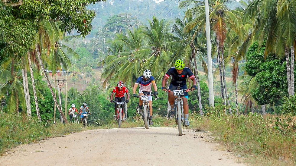 Franyo Youth Group mountain bike racing at Junju hills