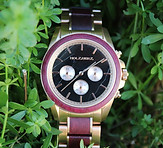 Eine Holzuhr von Holzherz