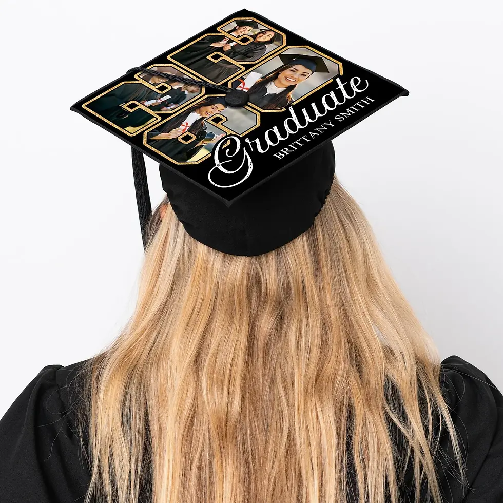 Thumbnail: 2026 Behind You All Memories Graduation Cap Topper