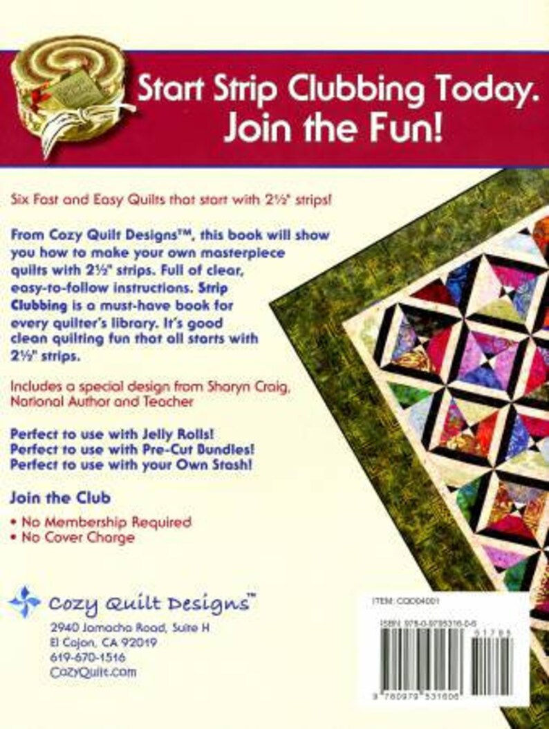 Strip clubbing quilt book