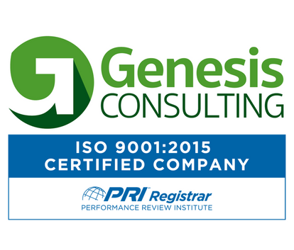 Genesis Consulting Partners, LLC Receives Accreditation for ISO 9001:2015