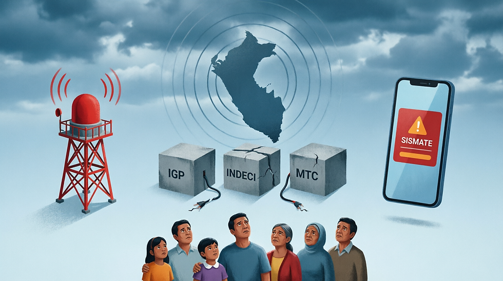 Tecnología instalada, protección incompleta: el reto de integrar la alerta sísmica peruana