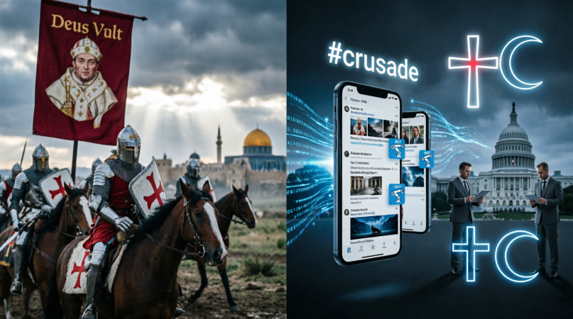 Cruzadas 2.0: La Guerra Santa de las etiquetas digitales (Hashtags) y los grupos de presion (Lobbies)