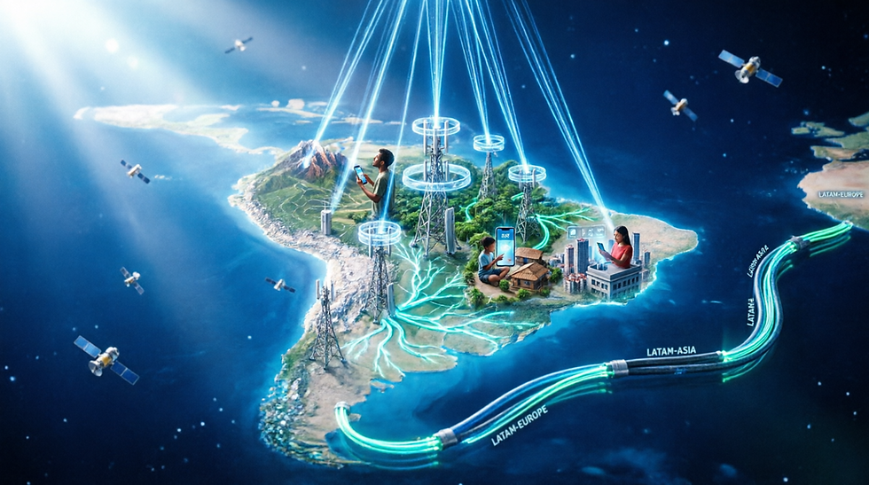 América Latina acelera en conectividad satelital, 5G y nueva infraestructura