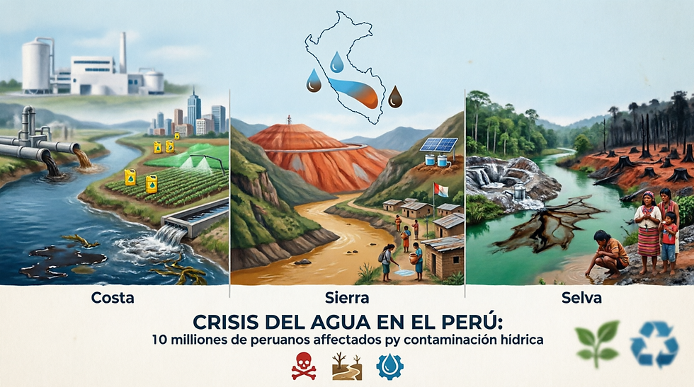 La crisis silenciosa: Contaminación del agua en el Perú