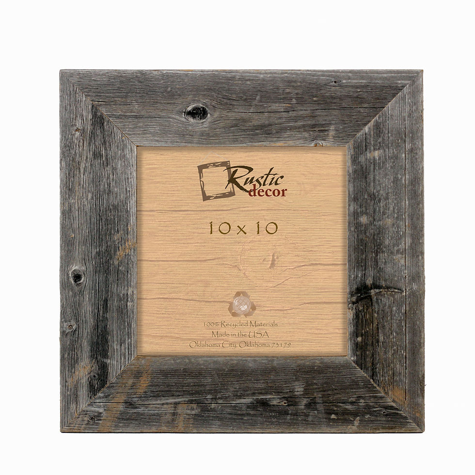 rustic wood picture frame