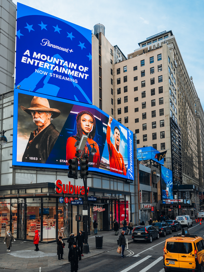 Digital out of home advertising services.