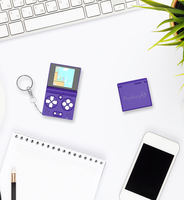FunKey S | Tiny foldable gameboy-styled retrogaming handheld for