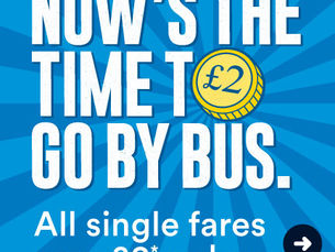 You can now travel by bus for just £2 until Summer!
