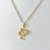 Thumbnail: Gold Engraved Snake Necklace