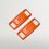 Thumbnail: Orange AF1 Shoe Lace Buckle