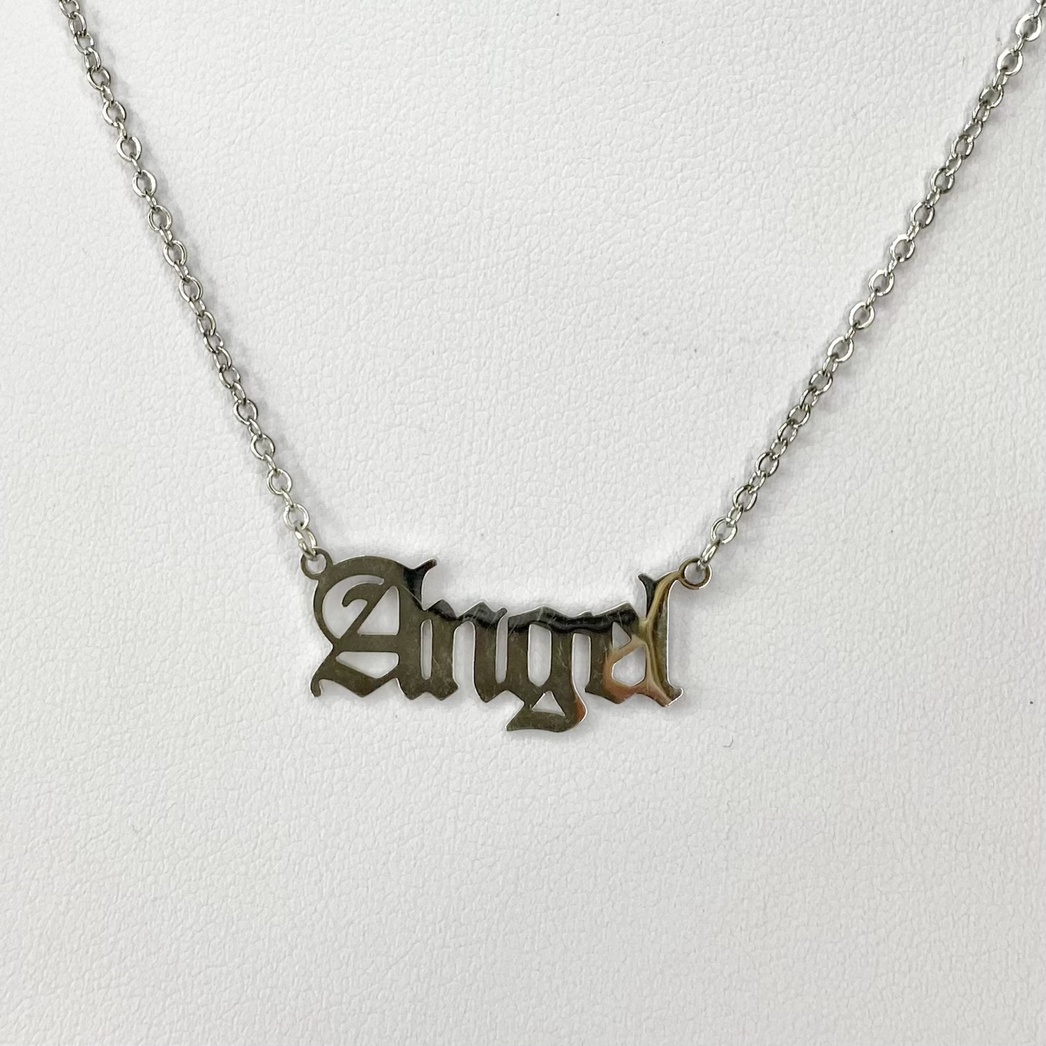 Silver Angel Necklace
