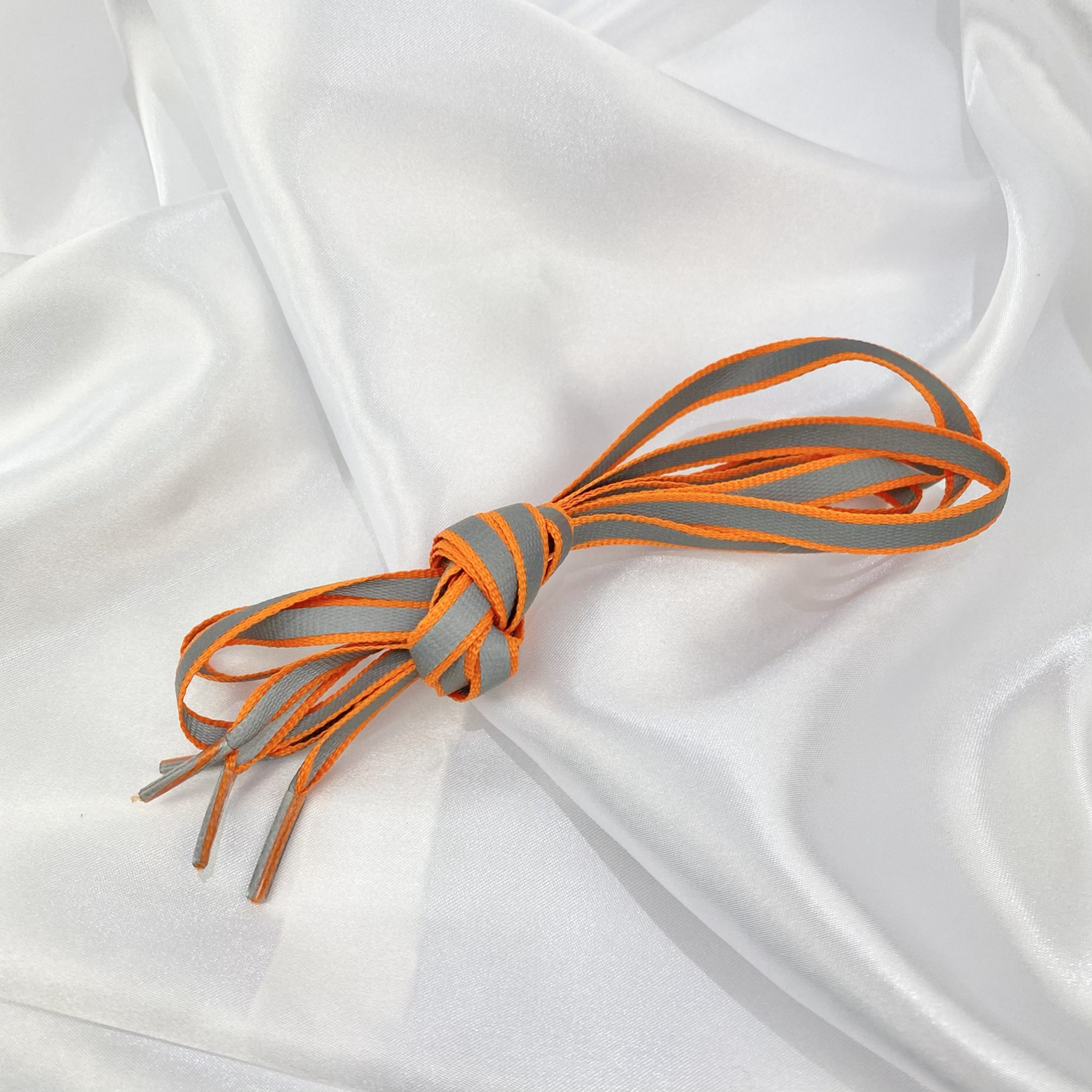 Orange Retro Reflective Laces