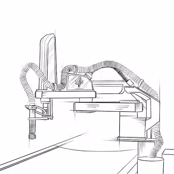 Recycling robot - next generation sketch.