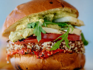 Un burger végétarien