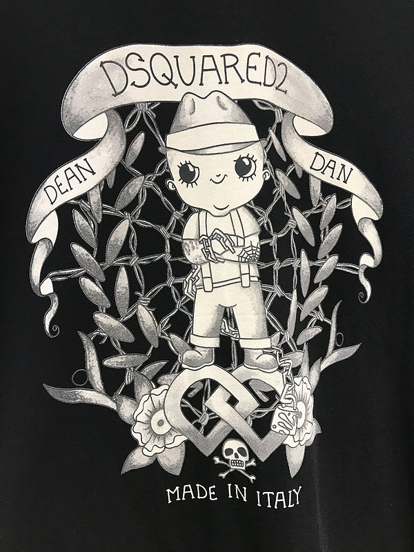 תמונה ממוזערת: חולצת Dsq עם ציור איש