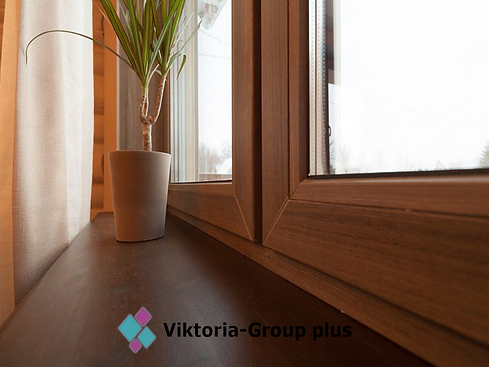 Пример ламинированых окон