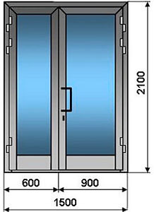 металлопластиковые двери входная группа