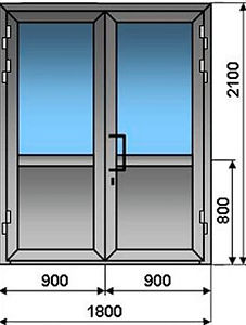 металлопластиковые двери цена