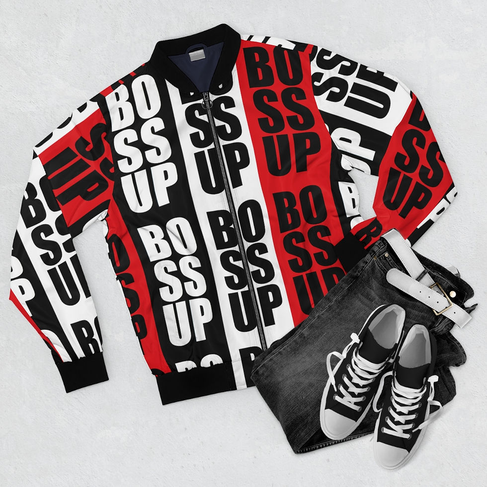 Men's AOP Bomber Jacket (Boss Up)