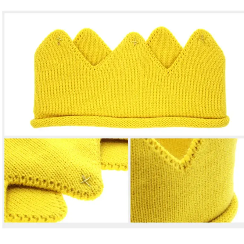 Thumbnail: Baby Headband/ Head Wear Knitted Crown