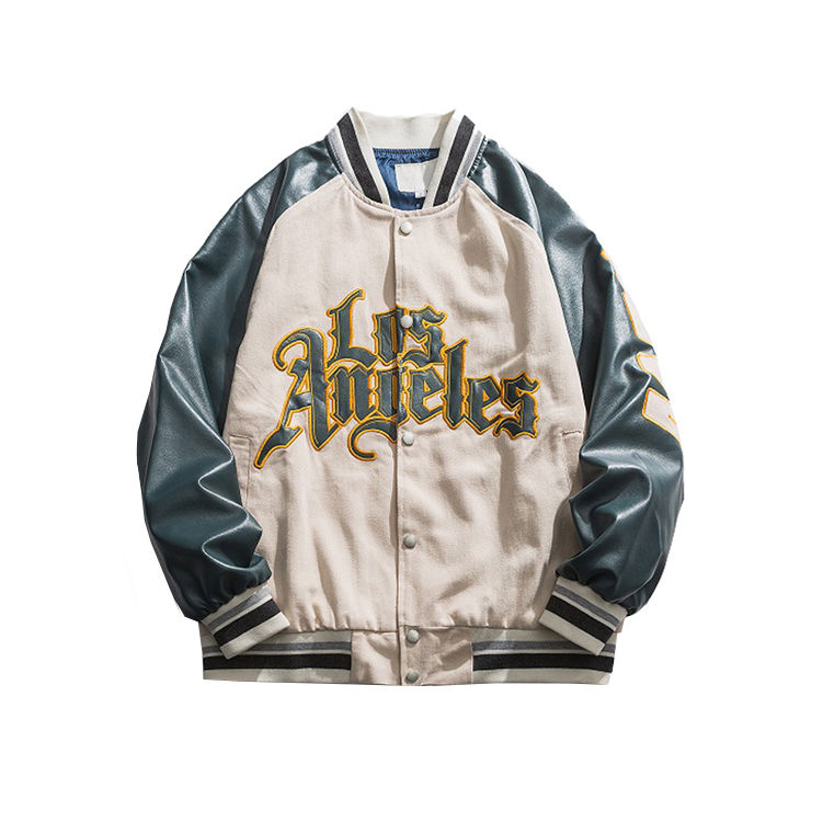 Thumbnail: Unisex Embroidery Baseball Style-School/Team Jacket