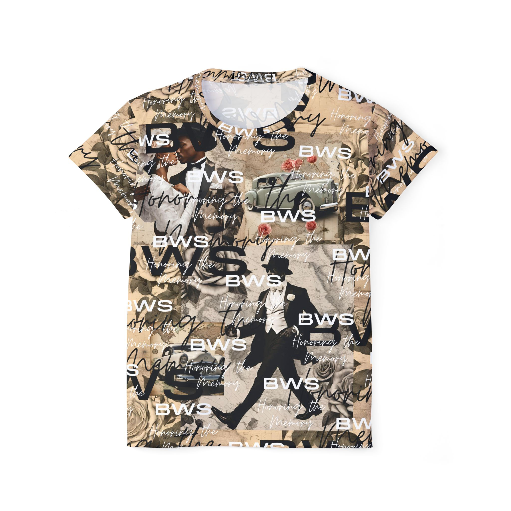 VVE BWS/ Black Wall Street- "Honoring the Memory BWS" Loose fit Tee Style #3