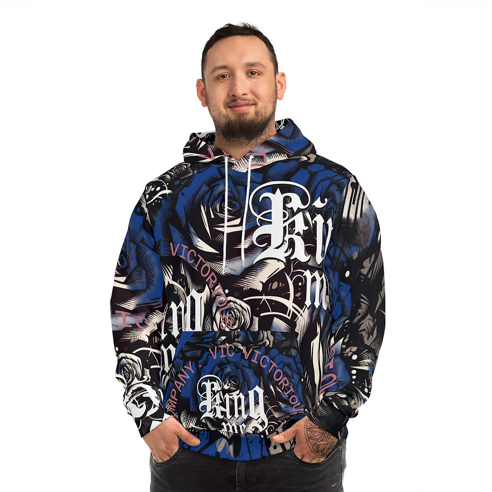 Thumbnail: KING ME VVE 10 Streetwear Hoodie, Stylish Pullover