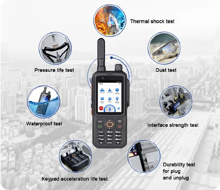 Thumbnail: CAMORO Zello Walkie Talkie T320 4G LTE POC Radios Android 7.0 Two Way Radio