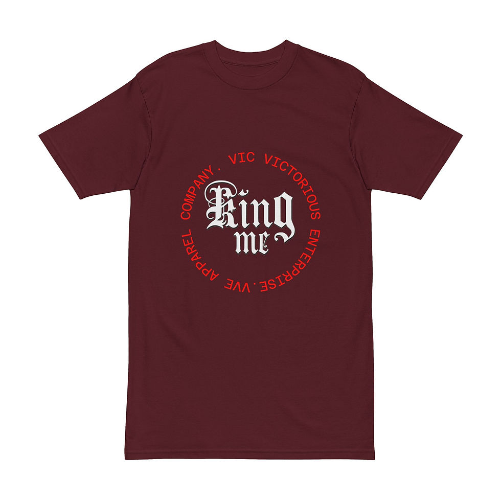 Thumbnail: Men's Heavyweight King Me Tee - Bold Style, Streetwear, Graphic Tee