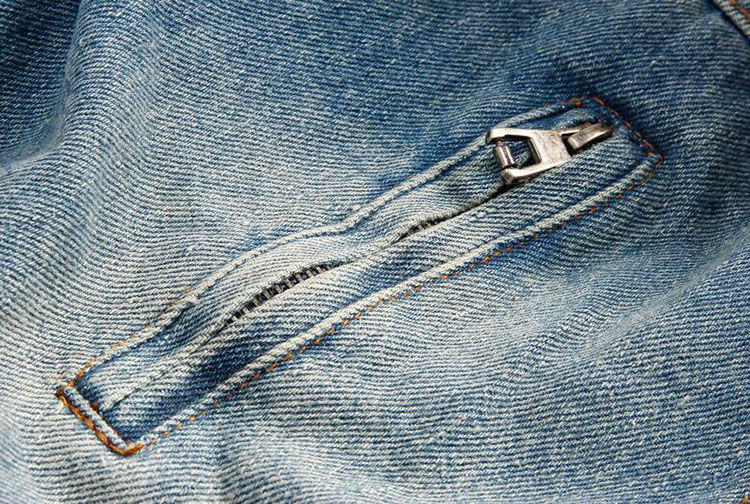 Thumbnail: Winter Thick Warm Men's Denim Coats