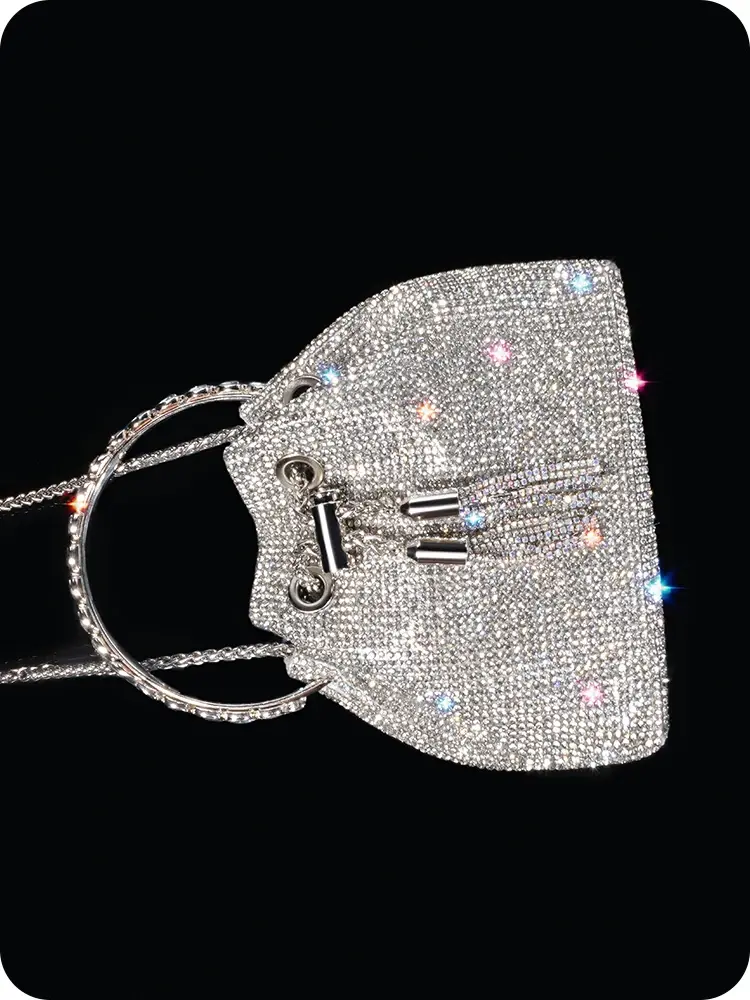Thumbnail: Diamond, Silver Designer, Pearl Luxury Handbags