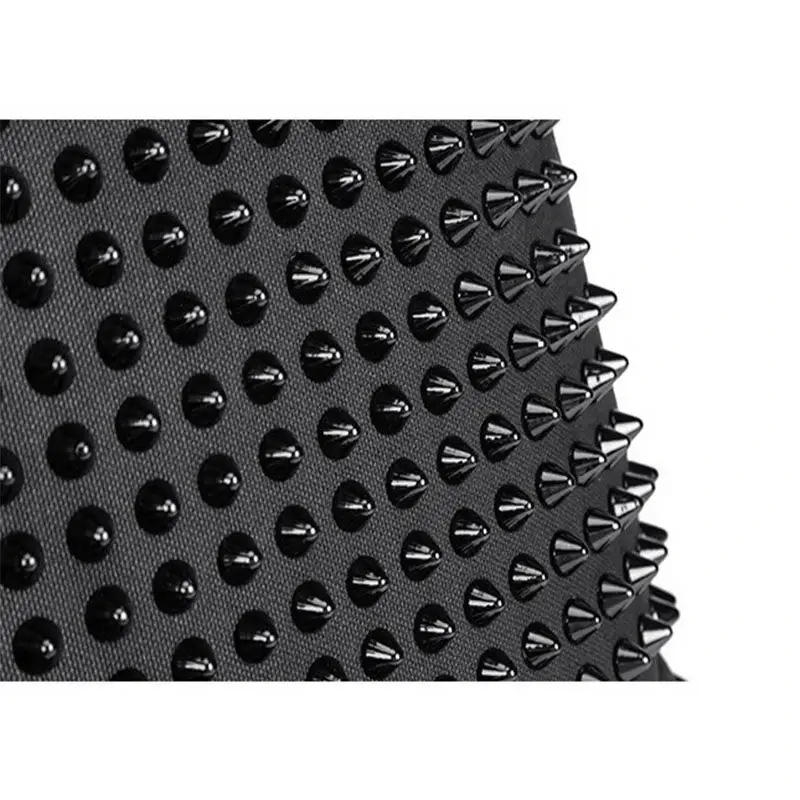 Thumbnail: Backpacks Rivet Black Soft Washed Leather Bag Schoolbags for Girls